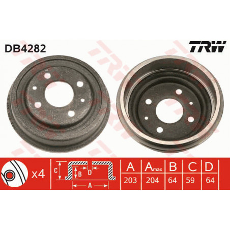 Tambour de frein TRW