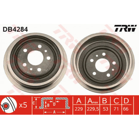 Tambour de frein TRW