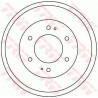 Tambour de frein TRW