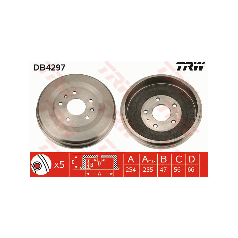 Tambour de frein TRW