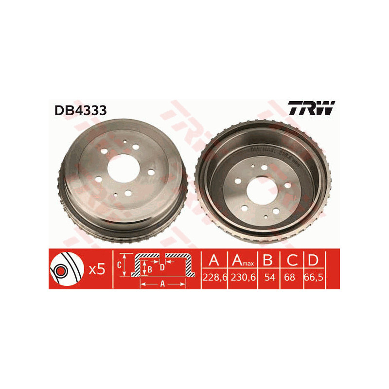 Tambour de frein TRW