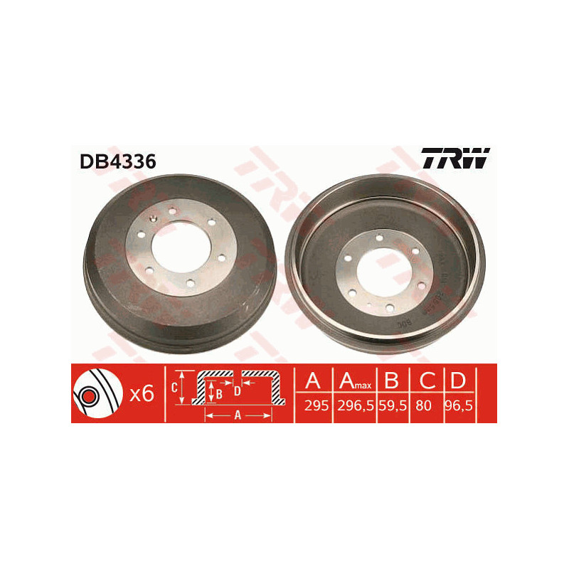 Tambour de frein TRW