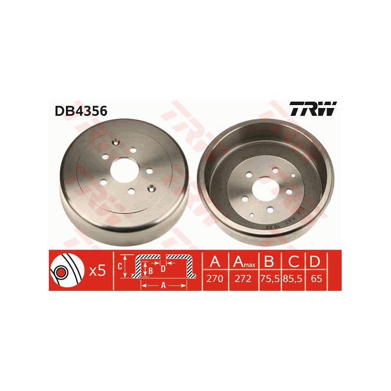 Tambour de frein TRW