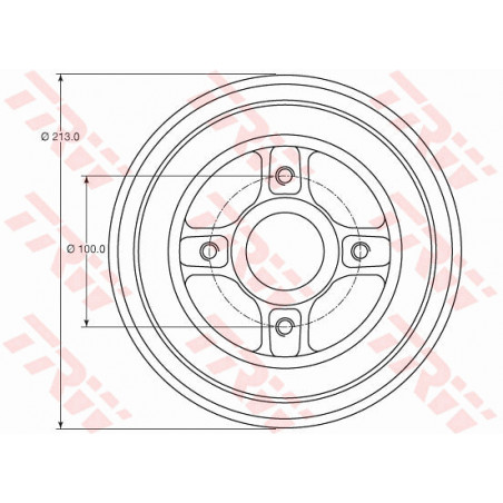 Tambour de frein TRW