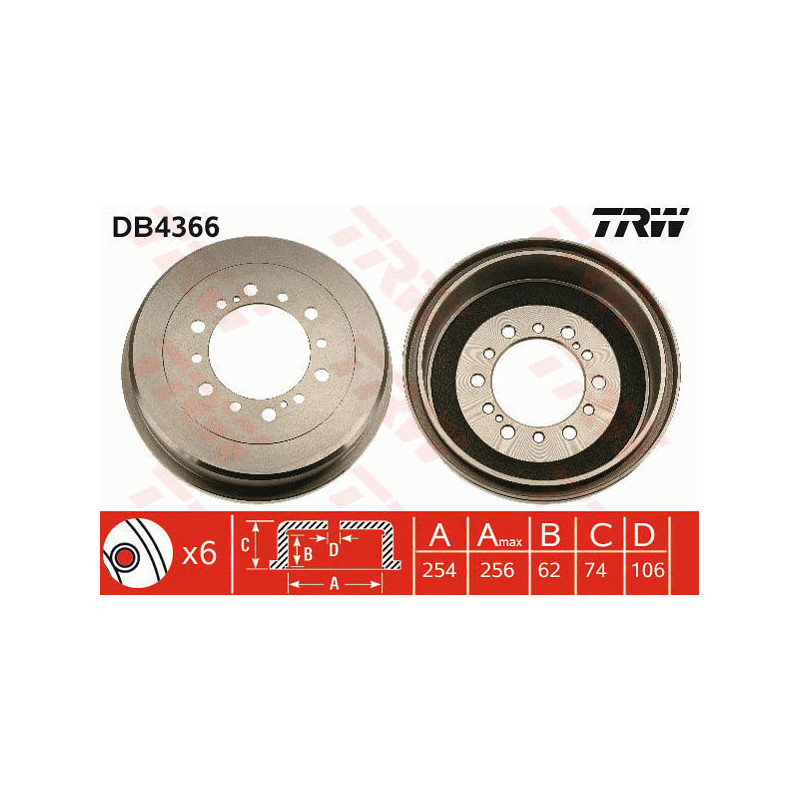 Tambour de frein TRW