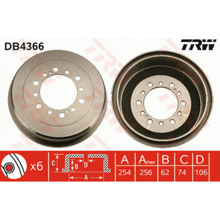 Tambour de frein TRW