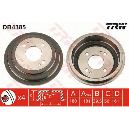 Tambour de frein TRW