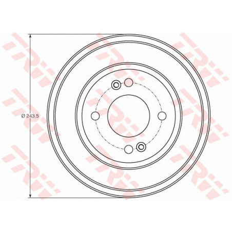 Tambour de frein TRW