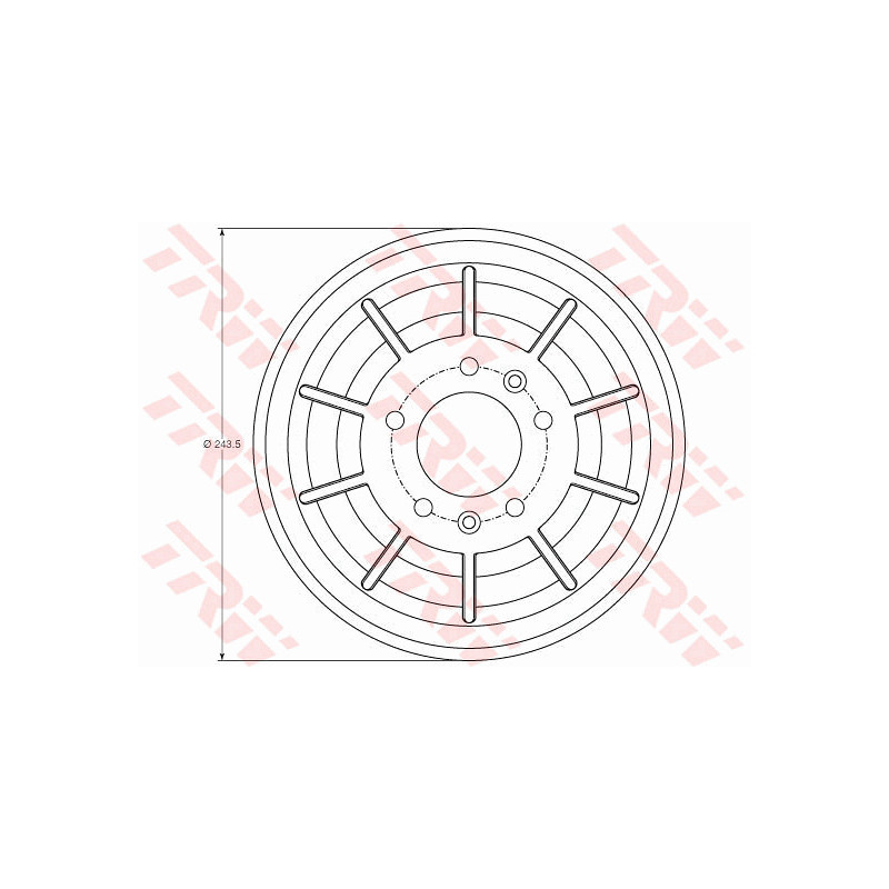 Tambour de frein TRW