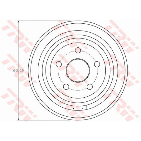 Tambour de frein TRW