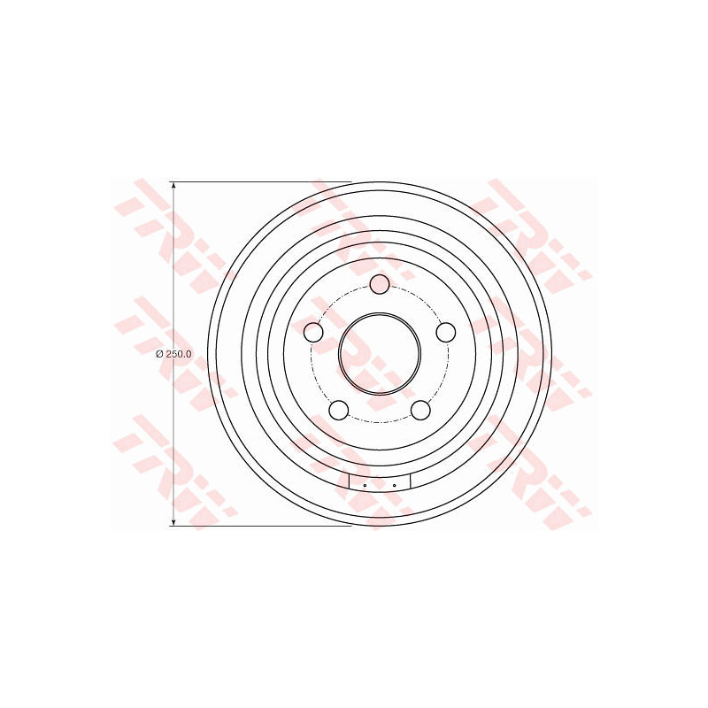 Tambour de frein TRW