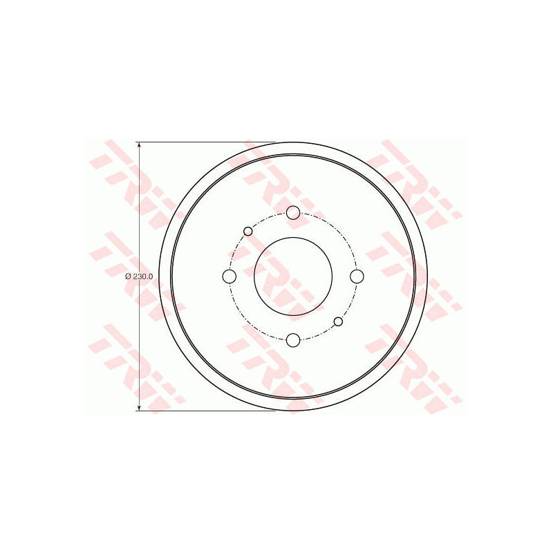 Tambour de frein TRW