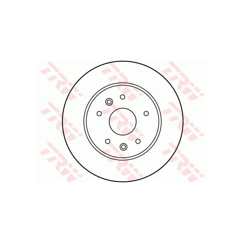 Jeu de 2 disques de frein TRW