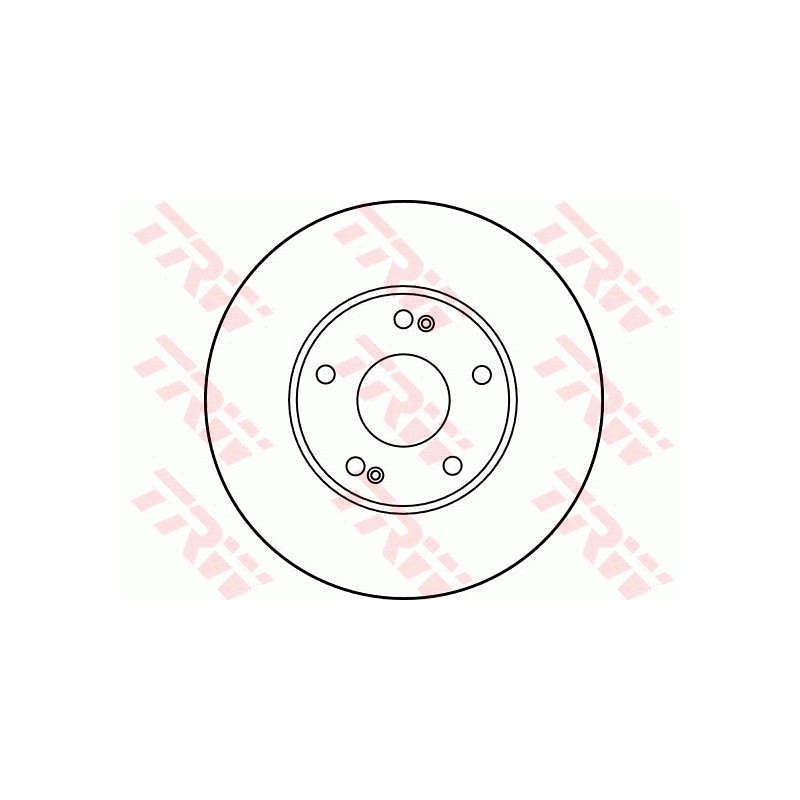Jeu de 2 disques de frein TRW