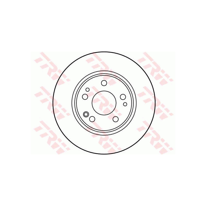 Jeu de 2 disques de frein TRW