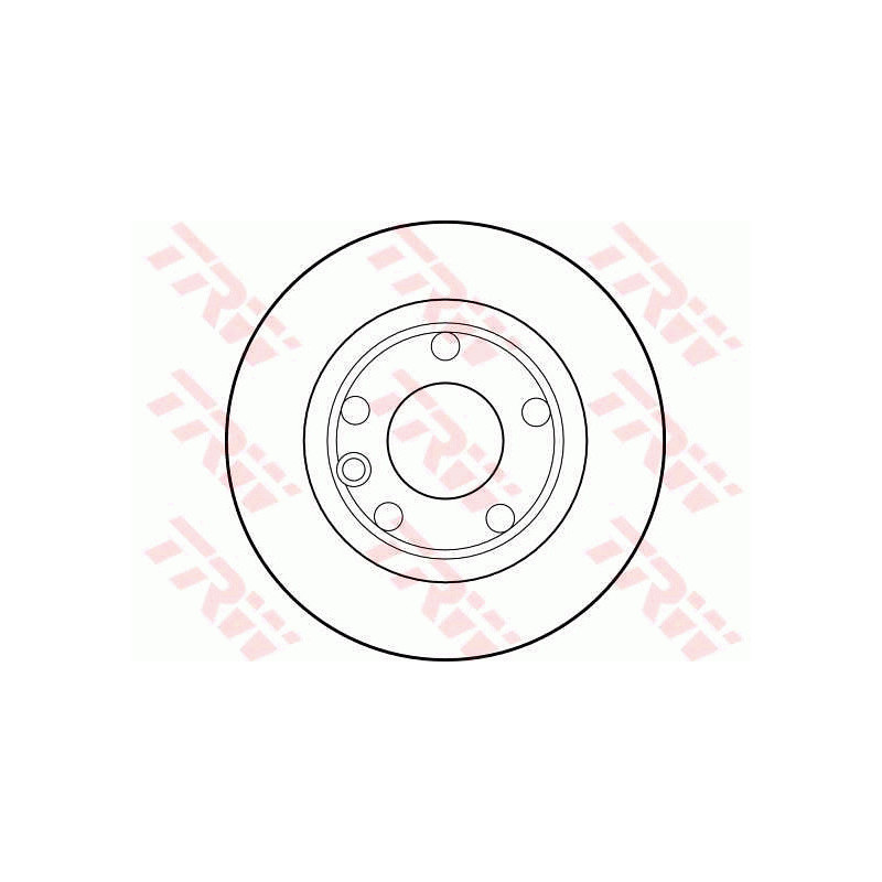 Jeu de 2 disques de frein TRW
