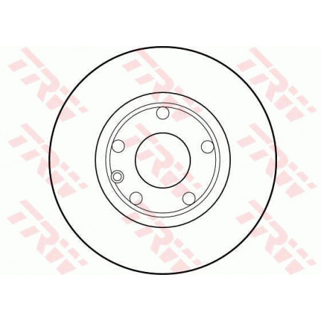 Jeu de 2 disques de frein TRW