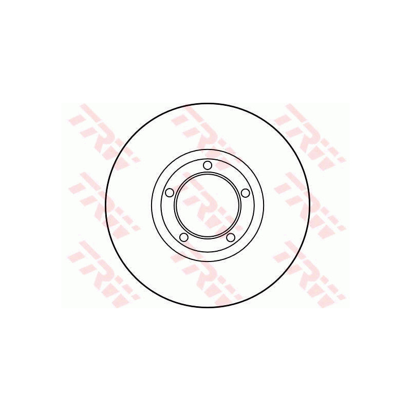 Jeu de 2 disques de frein TRW