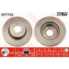 Jeu de 2 disques de frein TRW