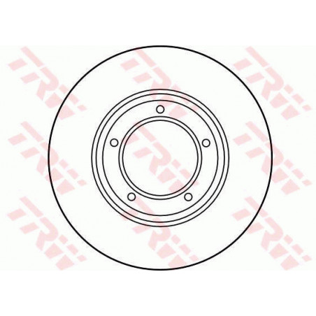 Jeu de 2 disques de frein TRW