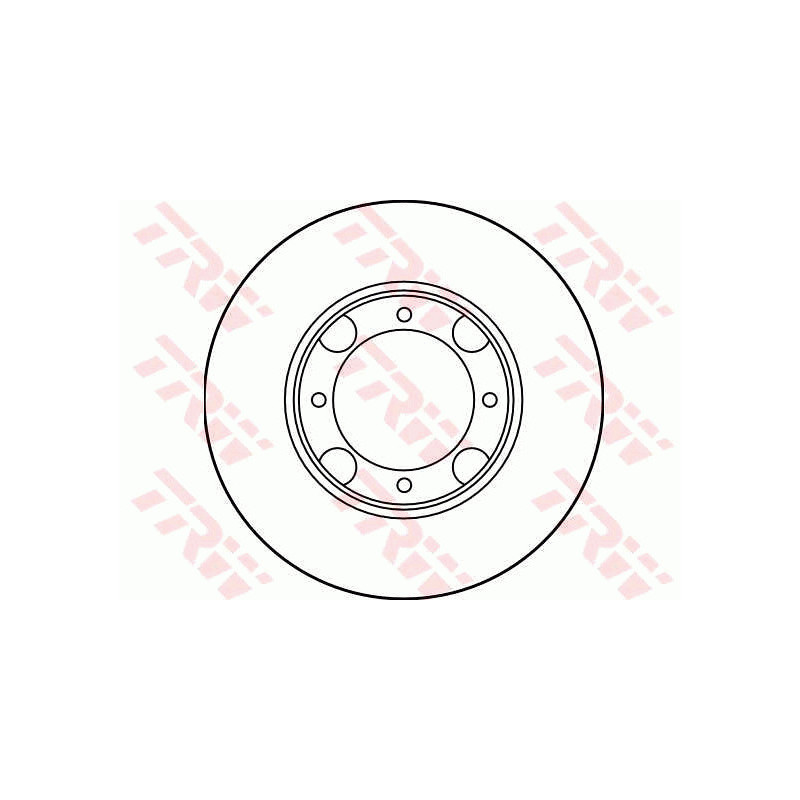 Jeu de 2 disques de frein TRW