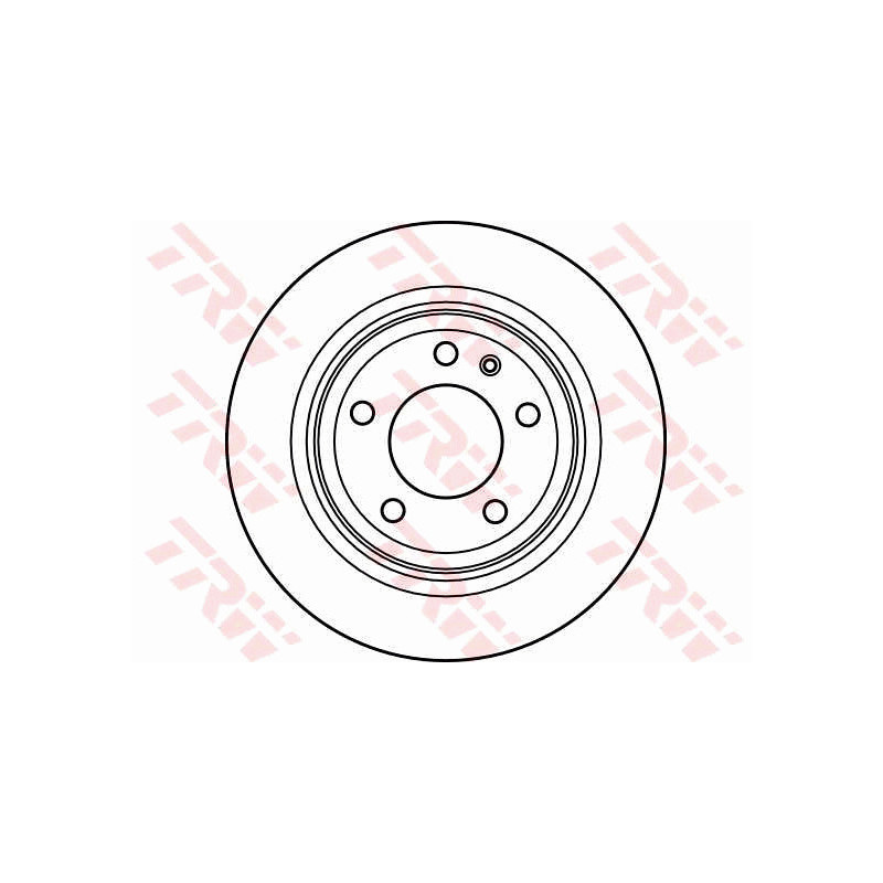 Jeu de 2 disques de frein TRW