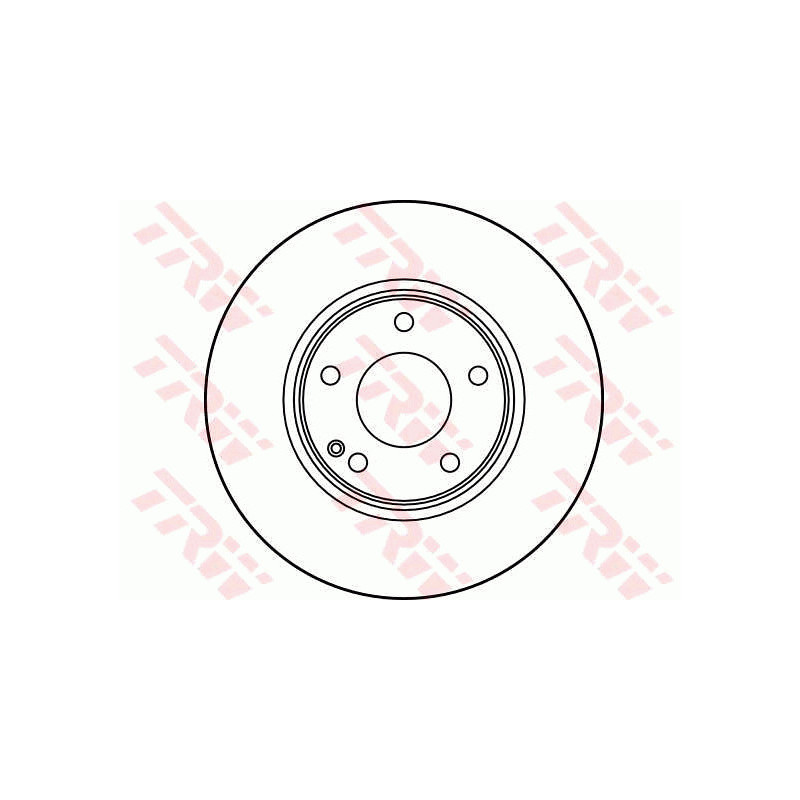 Jeu de 2 disques de frein TRW
