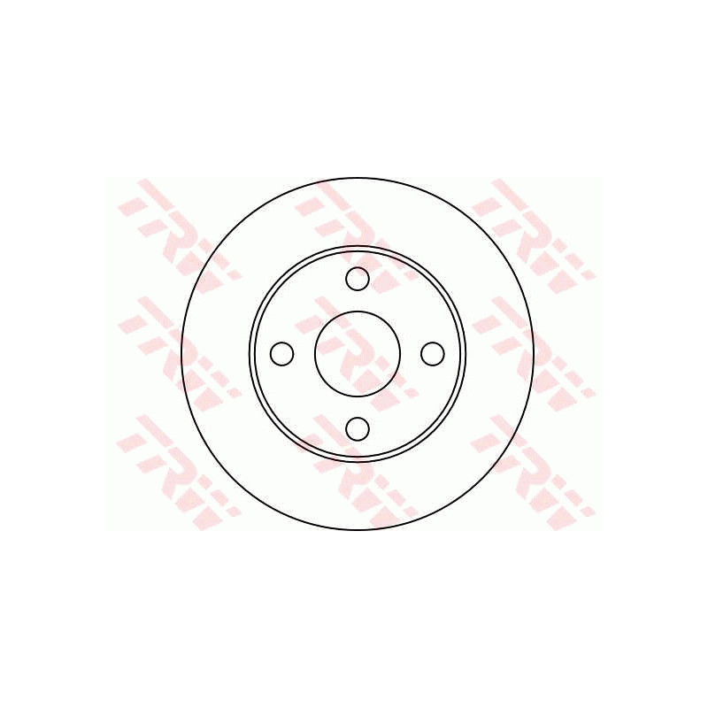 Disque de frein à l'unité TRW