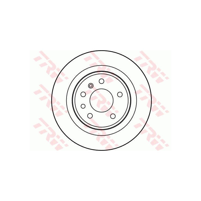 Jeu de 2 disques de frein TRW