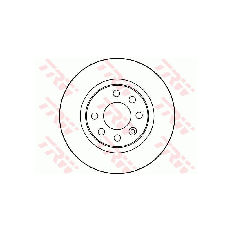 Jeu de 2 disques de frein TRW