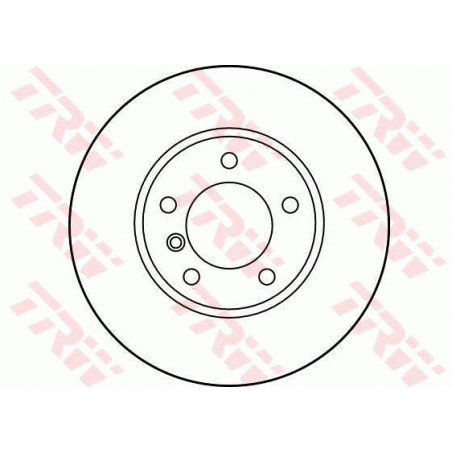 Jeu de 2 disques de frein TRW