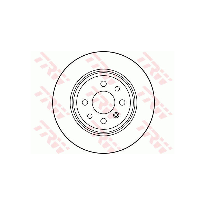 Jeu de 2 disques de frein TRW