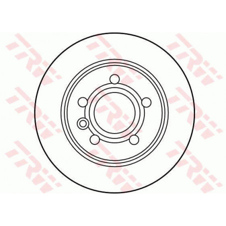 Jeu de 2 disques de frein TRW