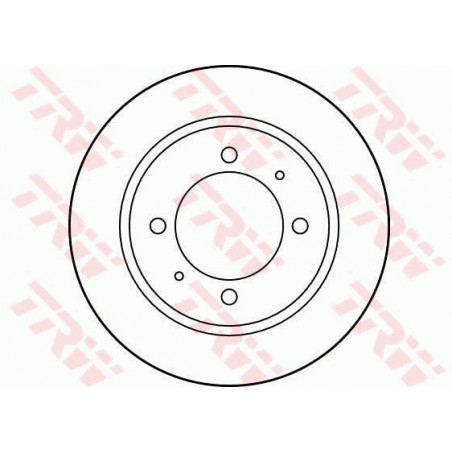 Jeu de 2 disques de frein TRW