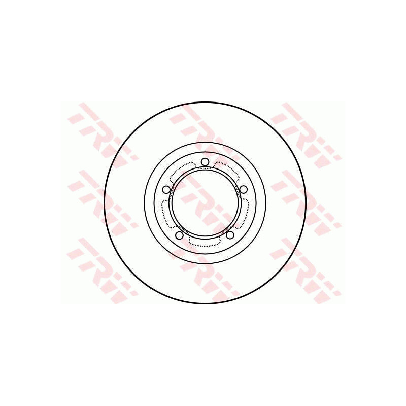 Jeu de 2 disques de frein TRW
