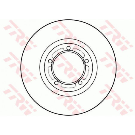Jeu de 2 disques de frein TRW