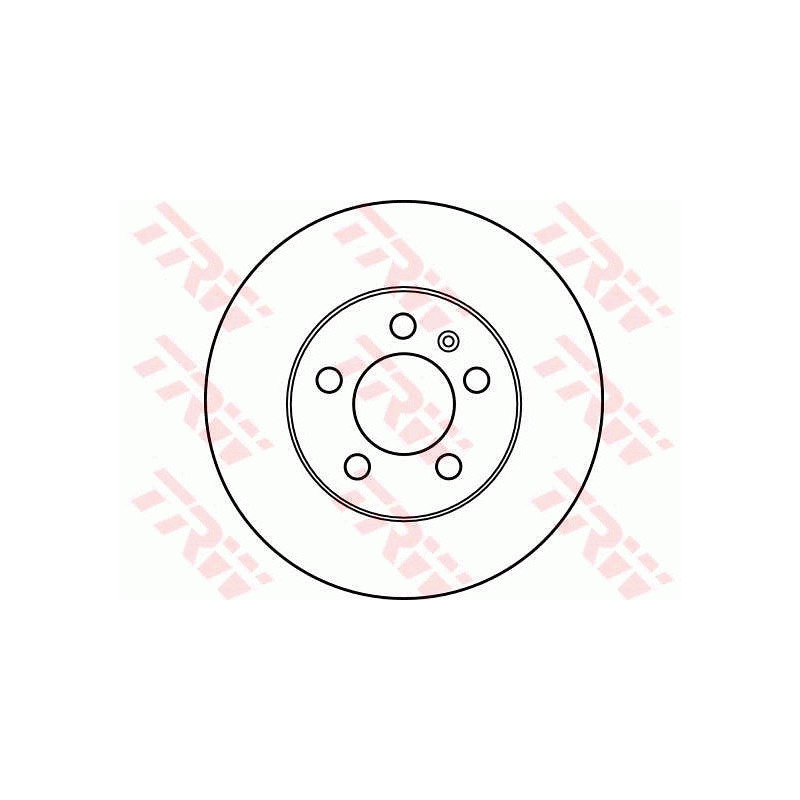 Jeu de 2 disques de frein TRW