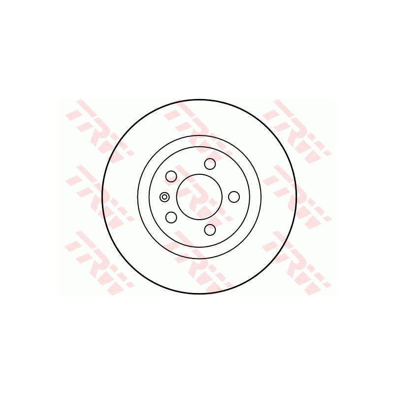 Jeu de 2 disques de frein TRW