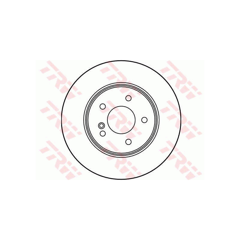 Jeu de 2 disques de frein TRW