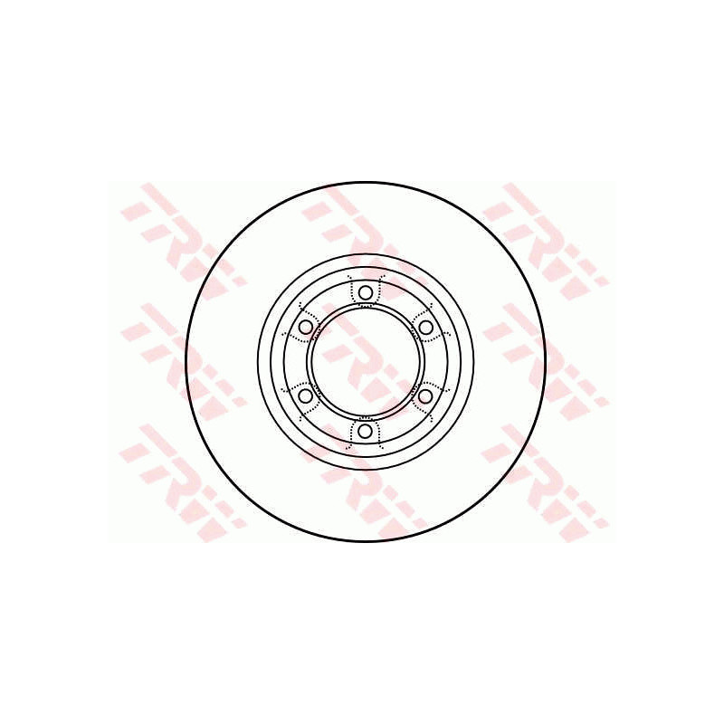 Disque de frein à l'unité TRW