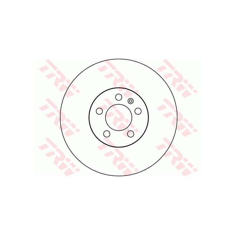 Jeu de 2 disques de frein TRW