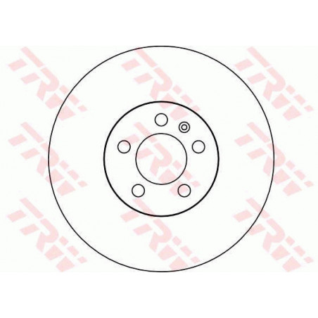 Jeu de 2 disques de frein TRW