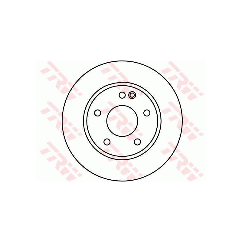 Jeu de 2 disques de frein TRW