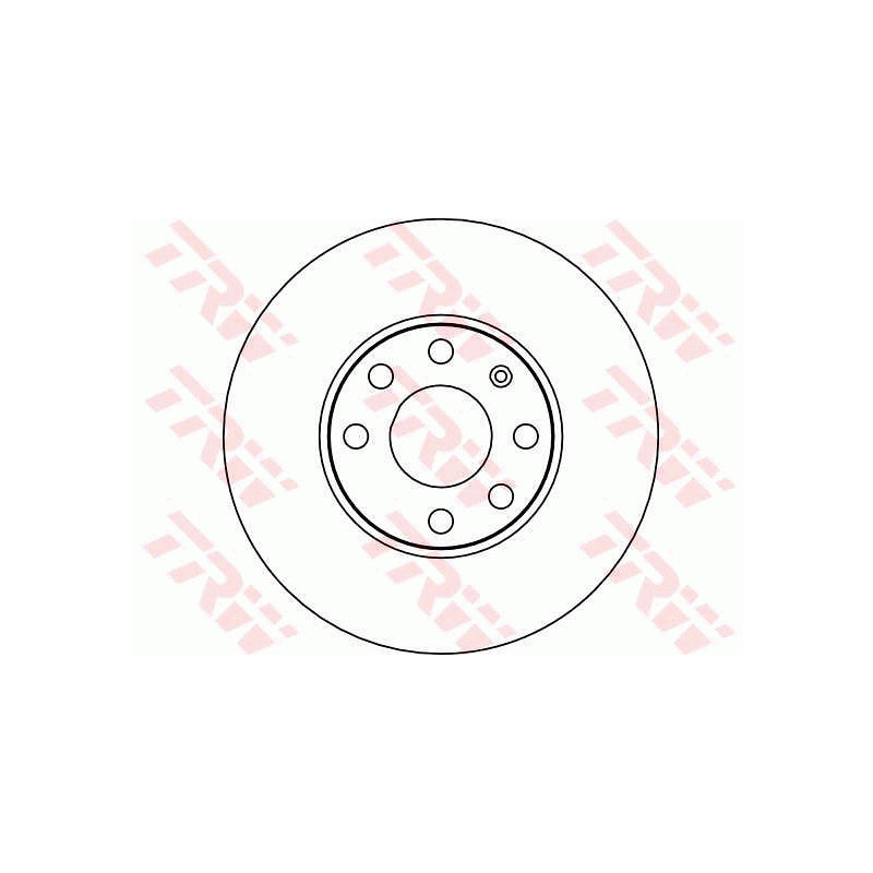 Jeu de 2 disques de frein TRW