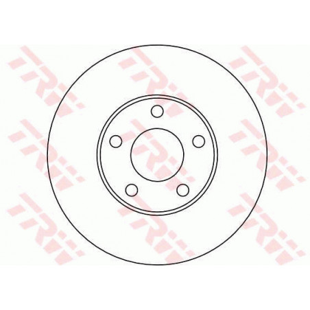 Jeu de 2 disques de frein TRW