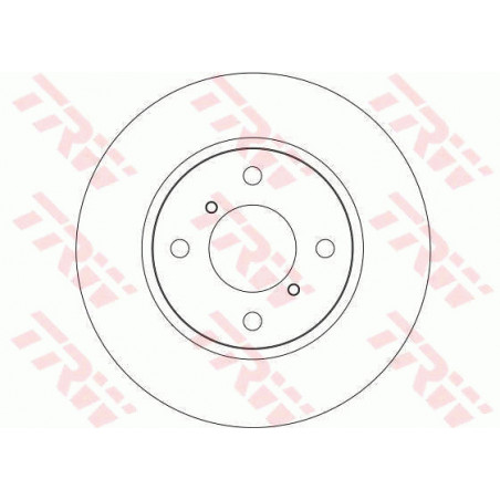 Jeu de 2 disques de frein TRW