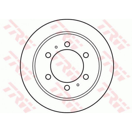 Jeu de 2 disques de frein TRW