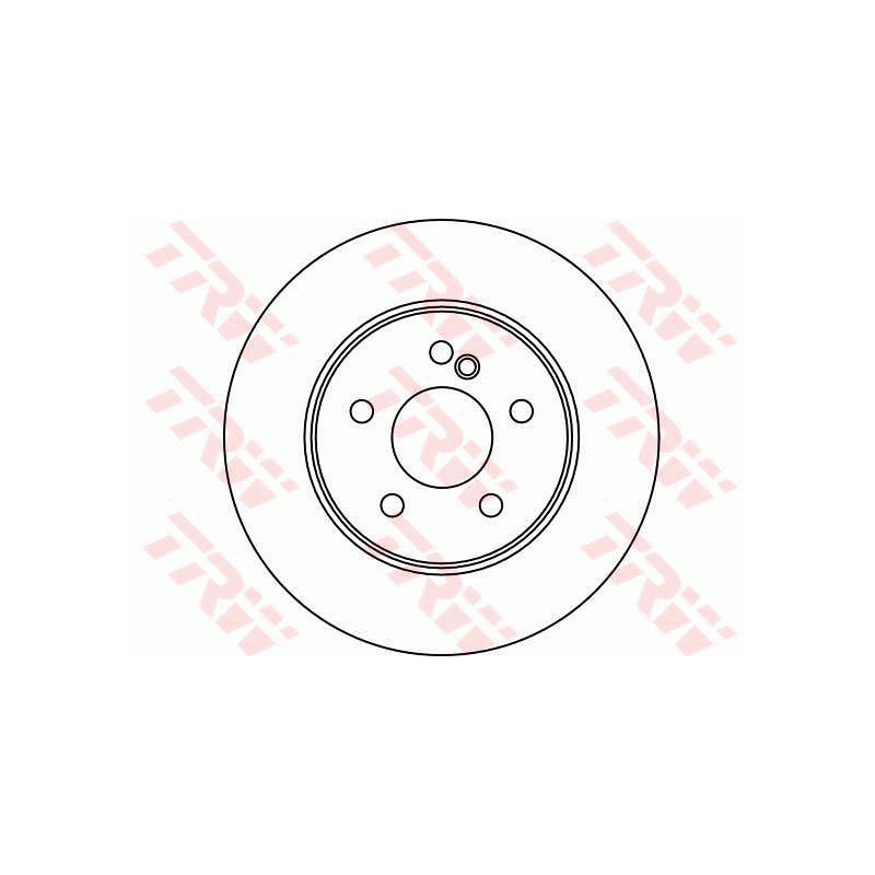Jeu de 2 disques de frein TRW