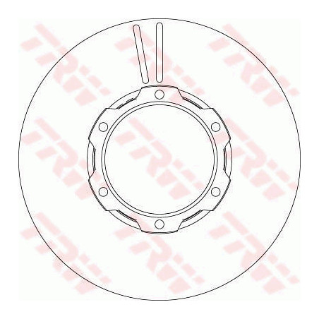 Jeu de 2 disques de frein TRW