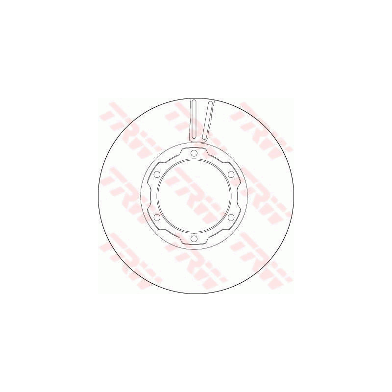 Jeu de 2 disques de frein TRW